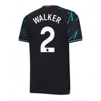 Camiseta Manchester City Kyle Walker #2 Tercera Equipación Replica 2023-24 mangas cortas
